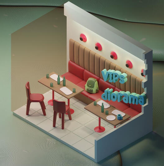 Vips diorama