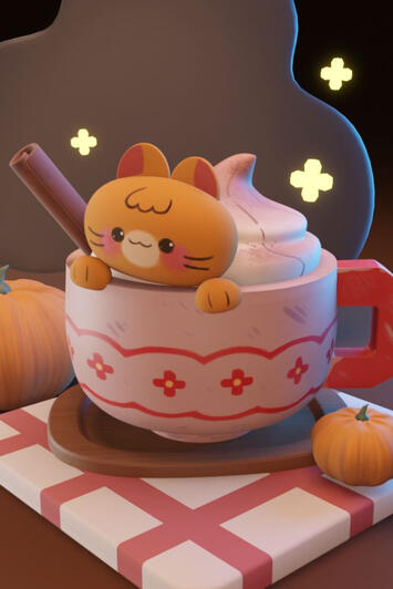 mocha kitty